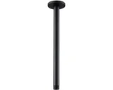 Douchearm 30 cm mat zwart