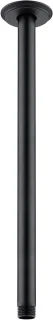 Douchearm met flens 16 inch Plafondmontage Mat zwart