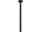 Douchearm met flens 16 inch Plafondmontage Mat zwart
