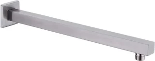 Douchearm met flens - regendouche verlenger 16 inch - geborsteld nikkel