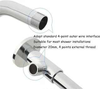 Douchearm RVS 41 cm