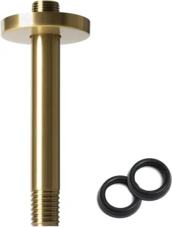 Douchearm verlengstuk 205 cm RVS geborsteld goud