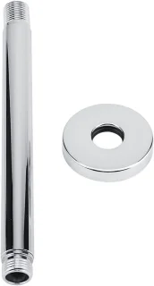 Douchearm verlengstuk plafond RVS chroom 20 cm