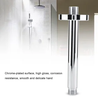 Douchearm verlengstuk plafond RVS chroom 20 cm