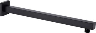 Douchearm Vierkant 16 Inch Verlenger Mat Zwart Staal