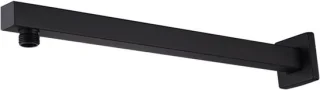 Douchearm vierkant 40 cm zwart