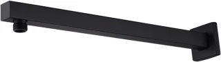 Douchearm Wandmontage 40 cm Zwart