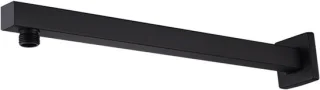 Douchearm Wandmontage 40 cm Zwart