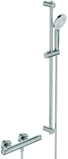 Douchecombinatie opbouw 900 mm chroom