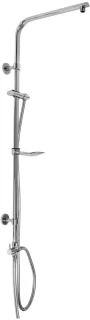 Douchegarnituur Ovaal 105 cm Chroom