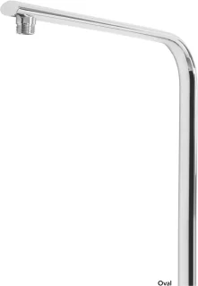 Douchegarnituur Ovaal 105 cm Chroom