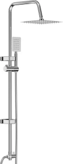 Douchegarnituur Regendouche Complete Set 20x20x105 cm Zilver