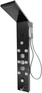 Douchekolom 6-in-1 Zwart