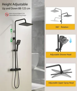 Douchekolom 88-125 cm