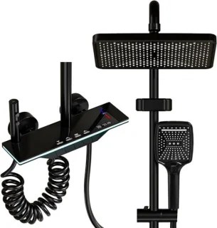 Douchekolom met mengkraan en led-display