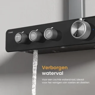 Douchekolom met regendouche en handdouche