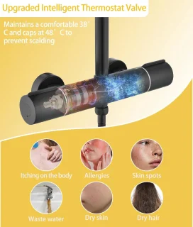 Douchekolom thermostaat 88-125 cm