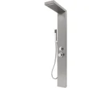 Douchekolom Waterval 130 cm zilver