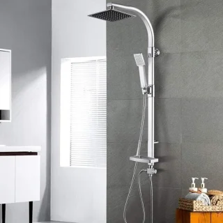 Douchekolom Zilver 20 x 47 x 106 cm