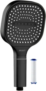 Douchekop 13 cm Zwart - Regendouche & Handdouche