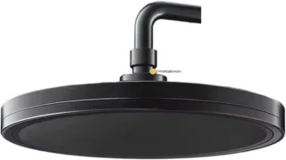 Douchekop groot paneel regendouche 230 mm zwart
