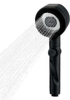 Douchekop handdouche 26 cm zwart