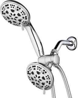 Douchekop & Handdouche Set 13 cm Chroom