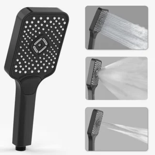Douchekop handdouche zwart