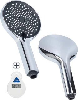Douchekop met handdouche, 13 cm, chroom