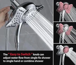 Douchekop met handdouche