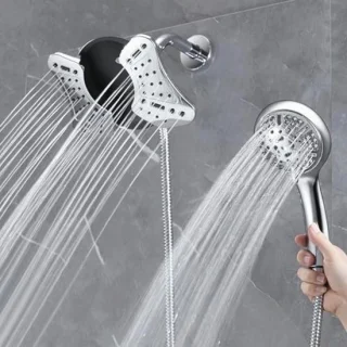 Douchekop met handdouche