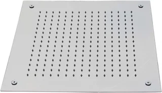 Douchekop plafond regendouche XXL 50x50 cm zwart