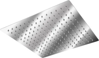 Douchekop regendouche 30x30cm vierkant zilver