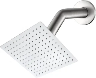 Douchekop regendouche 6 inch geborsteld