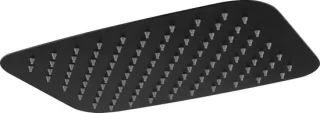 Douchekop regendouche extra plat 40 x 25 cm mat zwart