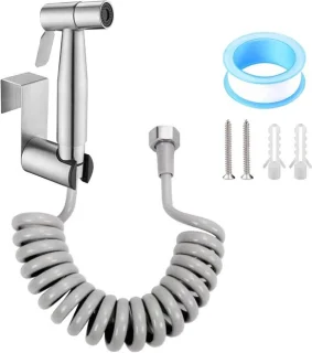 Douchekop regendouche handheld zilver