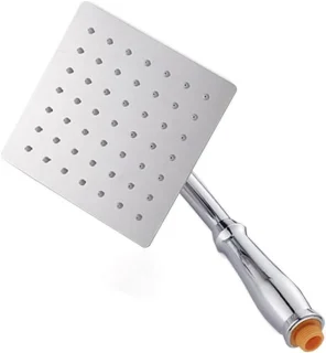 Douchekop rvs regendouche vierkant 6 inch chroom