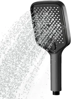 Douchekop set regen handdouche zwart
