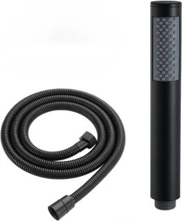 Douchekop set - regendouche handdouche - 2 stuks - mat zwart