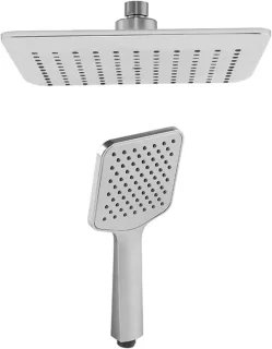 Douchekop set - regendouche handdouche - 94 inch vierkant - chroom