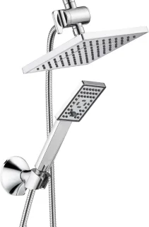 Douchekop set - regendouche handdouche - chroom
