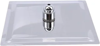 Douchekop vierkant regendouche rvs 25x25cm chroom