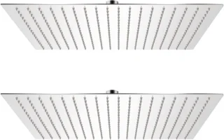 Douchekopset Regendouche 50x50 cm Zilver