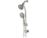 Douchekopset Regendouche en Handdouche 12,7 cm Geborsteld nikkel