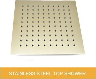 Douchekraan Regendouche Wandmontage 12 inch Goud