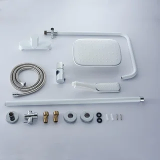 Douchekraan Set Regendouche 26 cm Hoofddouche Keramische Klep Chroom