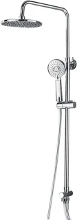 Douchekraan set - regendouche en handdouche - 8 inch - chroom