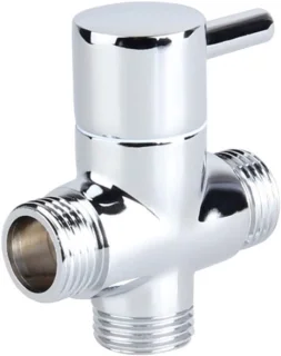 Doucheomstelklep 3-weg t-adapter G1/2