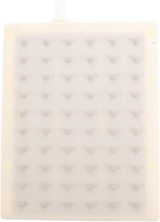 Douchepaneel met regendouchekop 20x14 cm beige