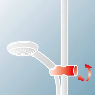Doucheset mat goud thermostaatkraan regendouche en handdouche